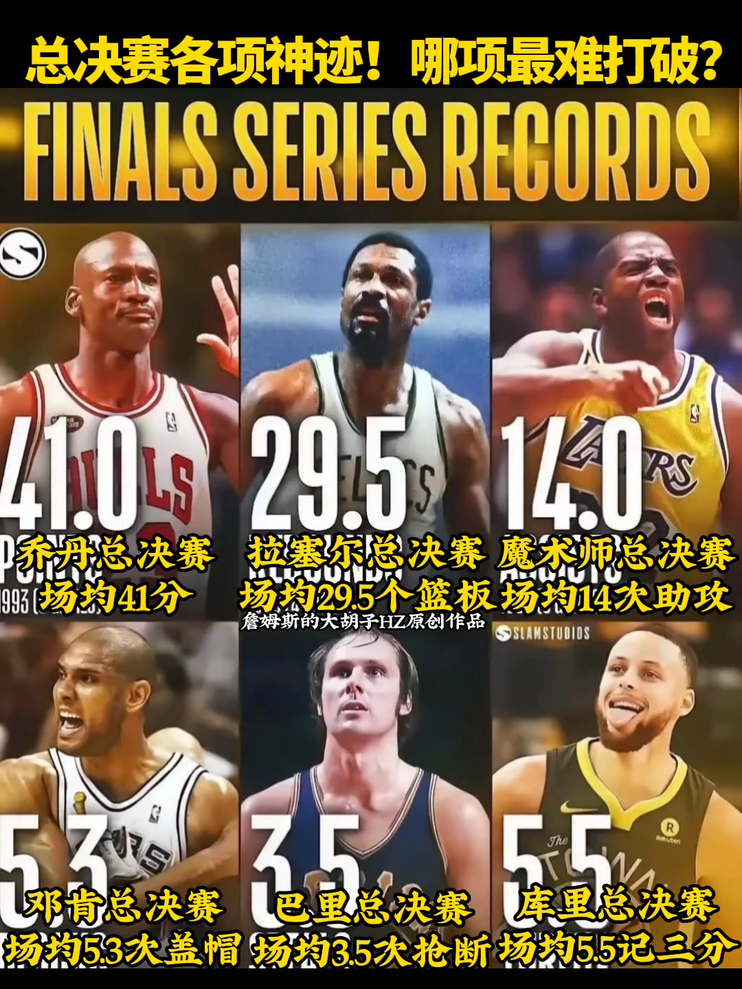 喬丹領(lǐng)銜庫里在列總決賽各項神級紀錄哪個最難打破