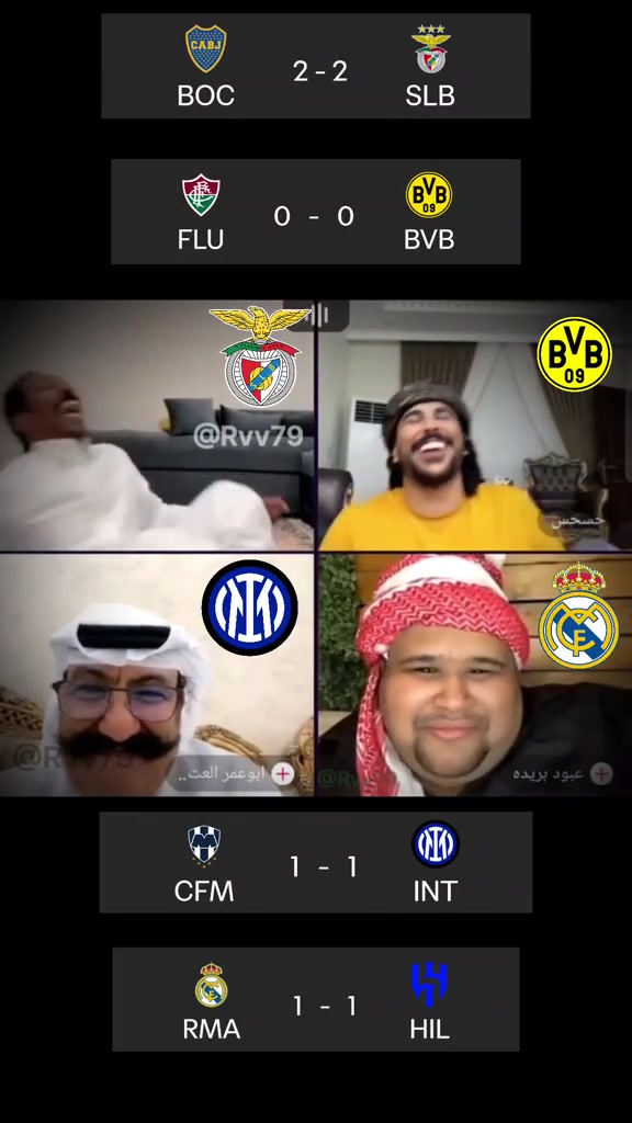 網(wǎng)友整活世俱杯首輪戰(zhàn)罷歐洲四大失意豪強(qiáng)正好湊成一桌