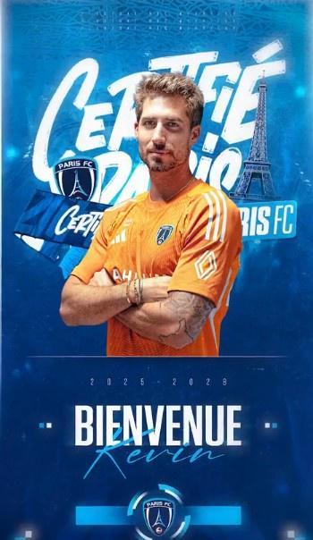 重返法甲，特拉普加盟巴黎FC，簽約至28年。