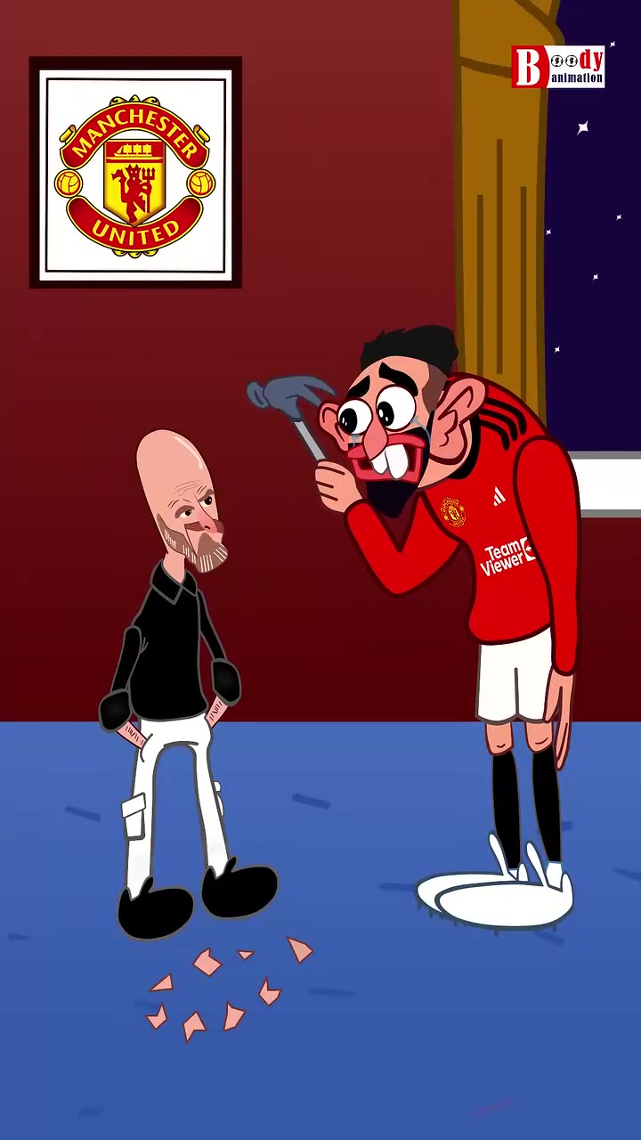 換湯不換藥外網(wǎng)動畫惡搞還是熟悉的曼聯(lián)阿莫林就是滕哈赫