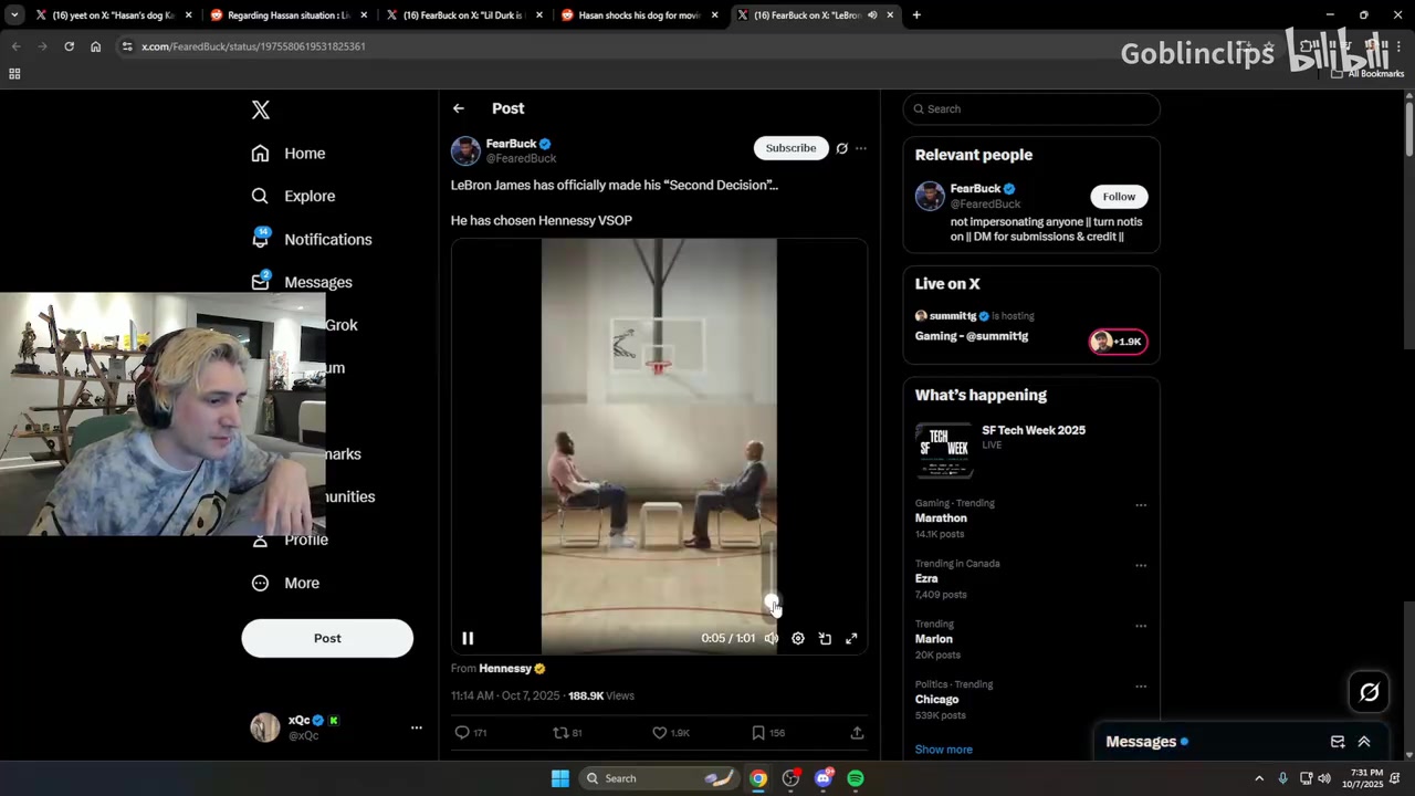 全球頂流網(wǎng)紅XQC看詹姆斯決定二這太瘋狂了我不知道該說什么