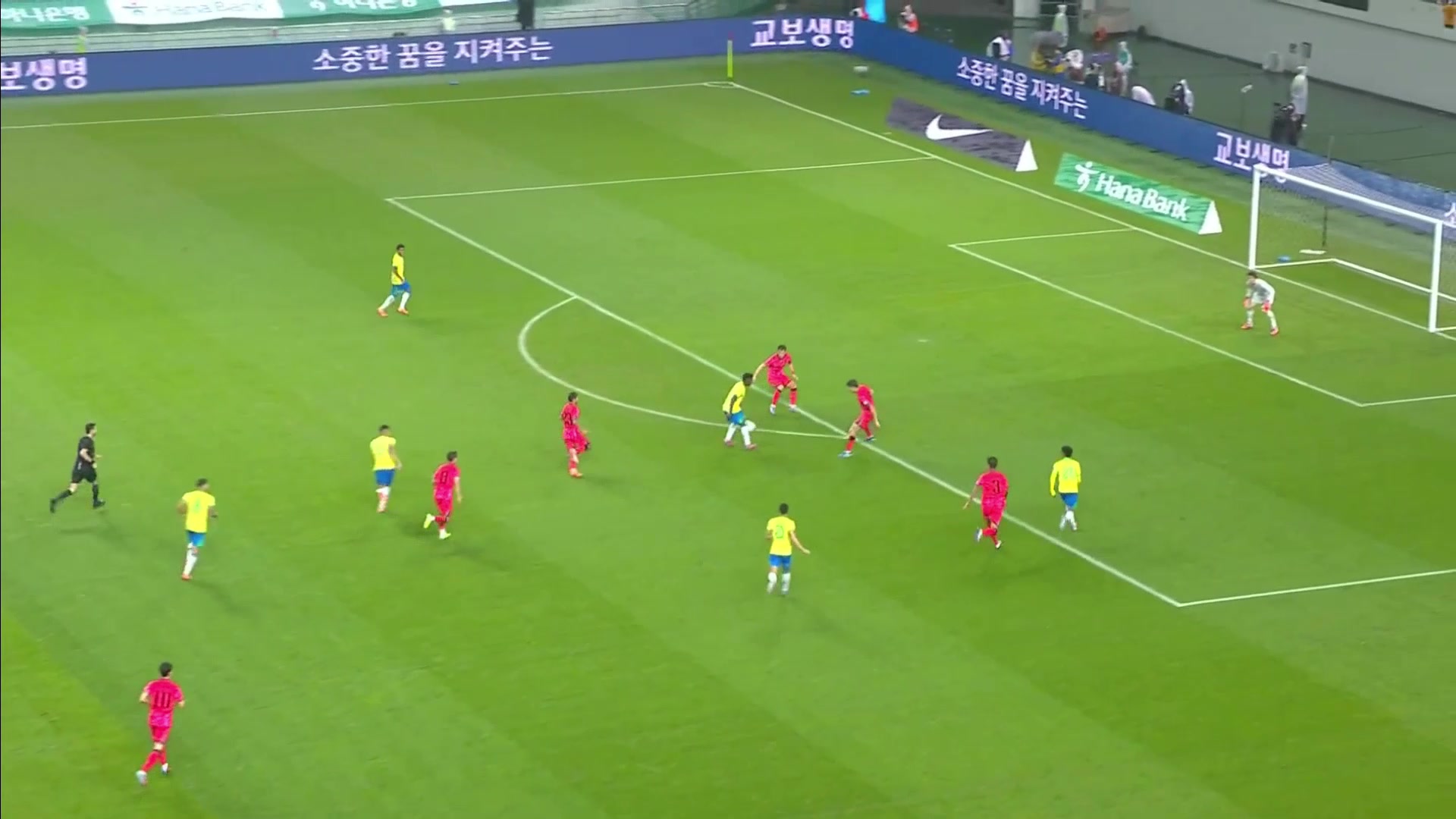 打花了羅德里戈梅開二度巴西4-0領(lǐng)先韓國