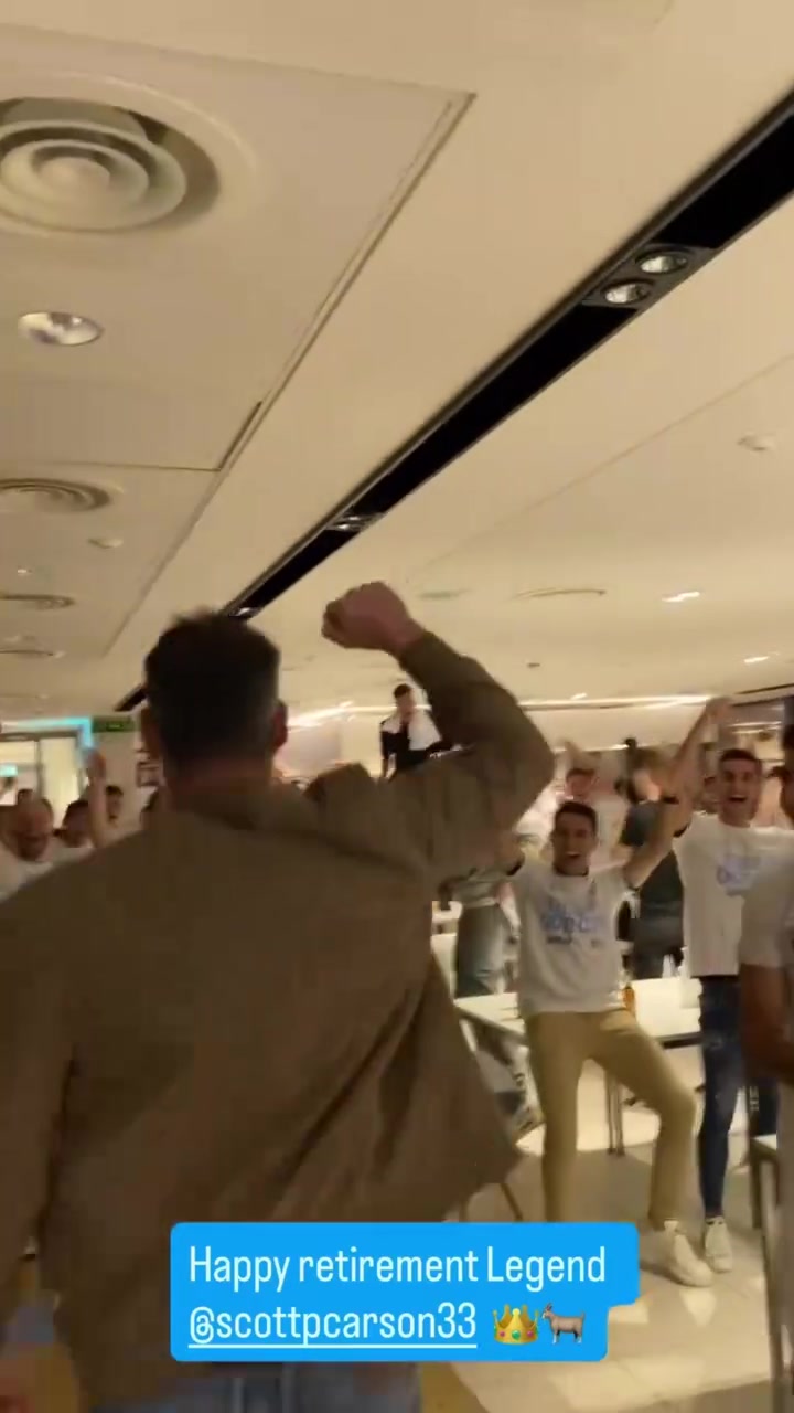 卡森退役快樂費鳥此前轉發(fā)21年曼城慶祝視頻德布勞內加入